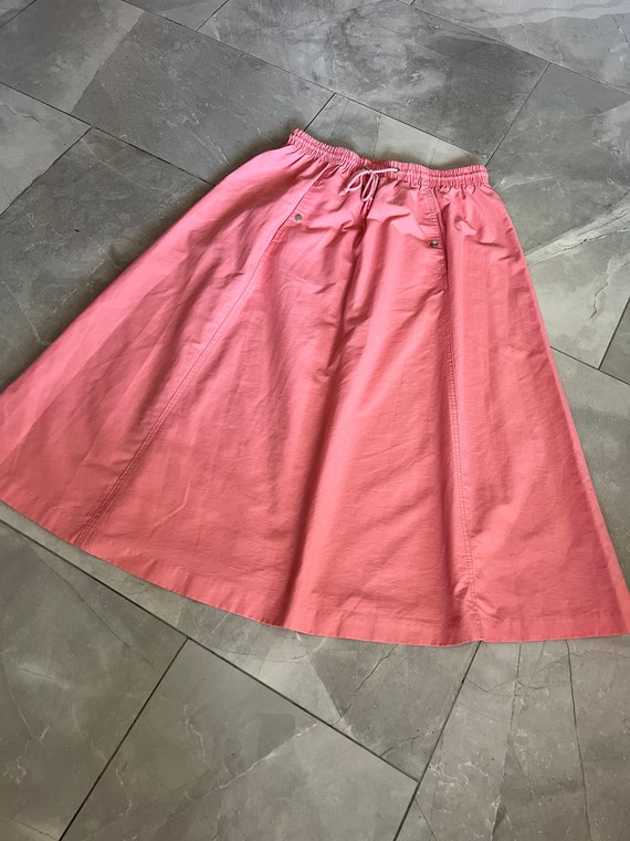 Vintage 90s Coral Catalina Midi Skirt - image 1