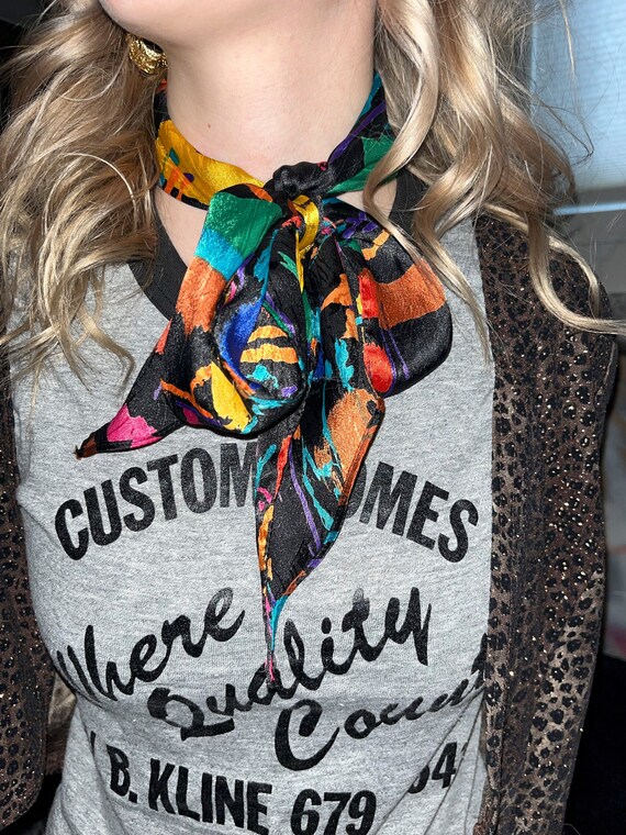 Abstract Brushstroke Scarf - image 1