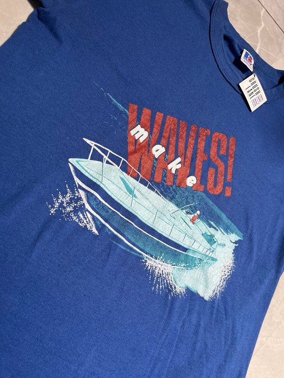 Vintage 80s Graphic Make Waves Tee