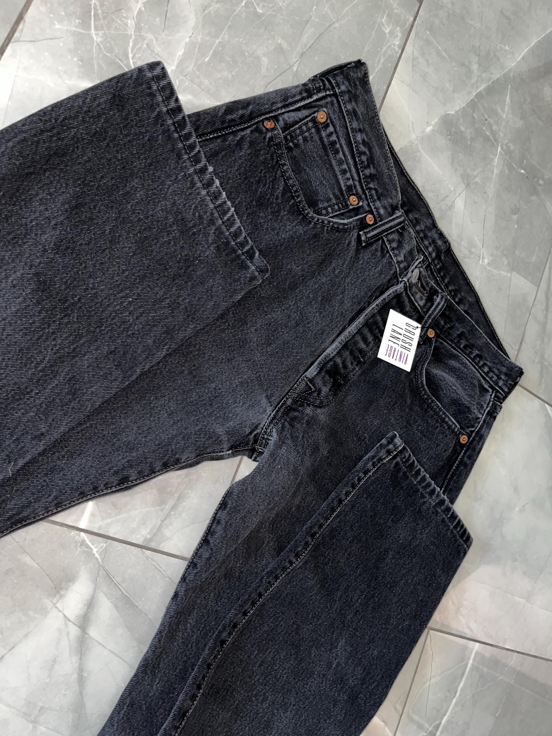 Vintage Levi Strauss Black Relaxed Button Fly Jeans 31 X 32 - Etsy