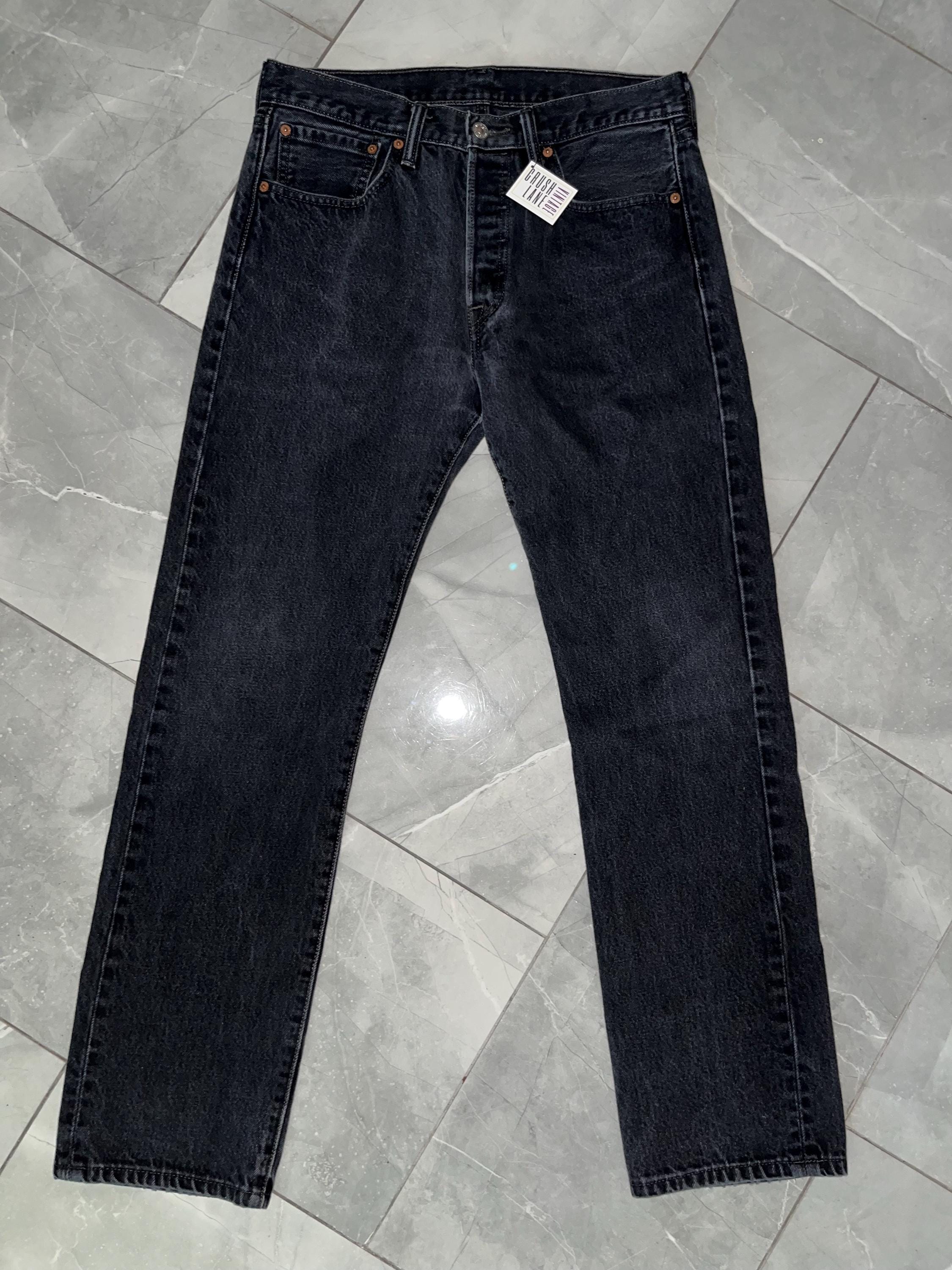 Vintage Levi Strauss Black Relaxed Button Fly Jeans 31 X 32 - Etsy