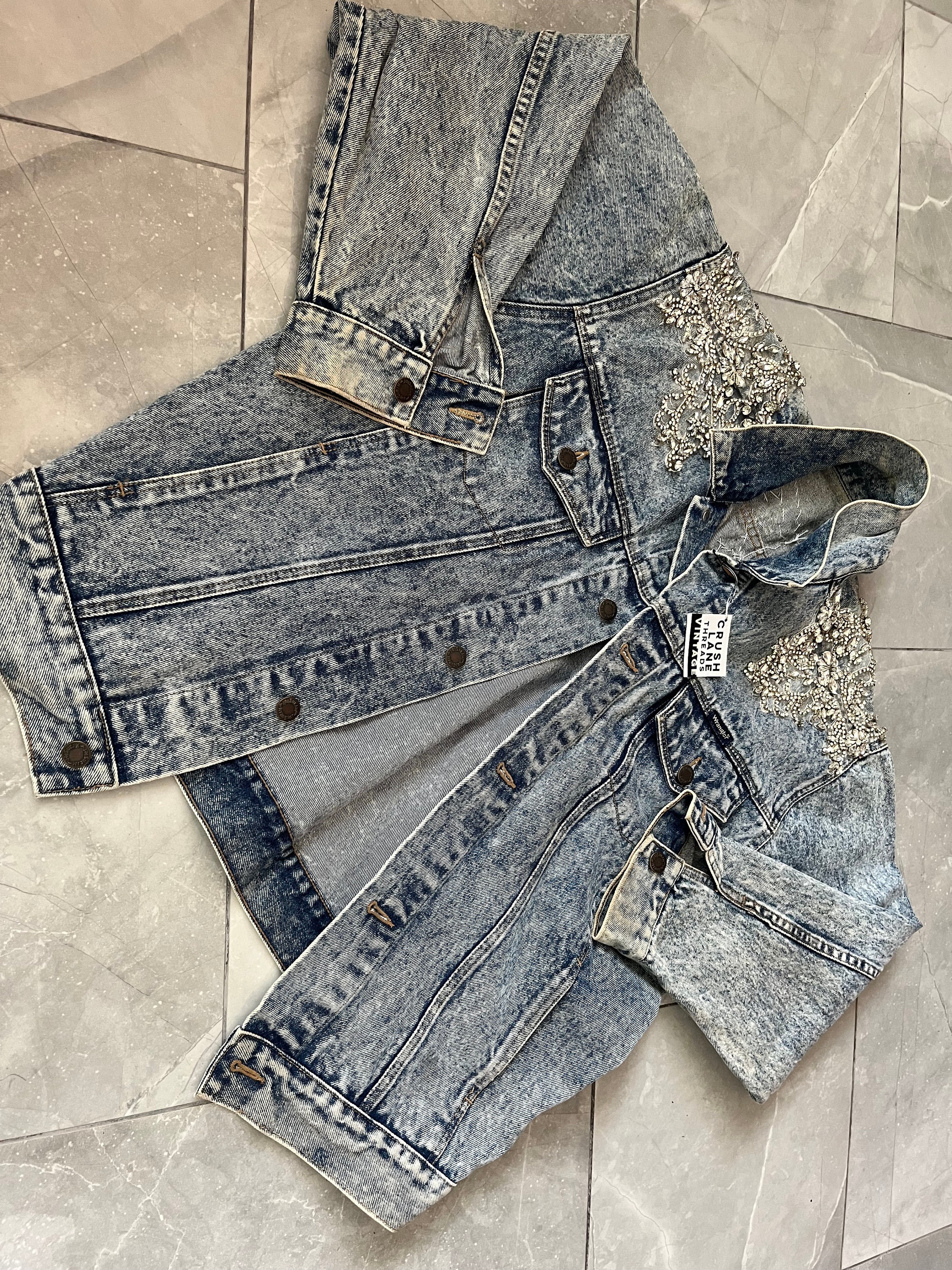 Distressed-effect biker jacket - Women | MANGO OUTLET USA
