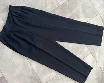 Vintage Black Bianca Trousers 16