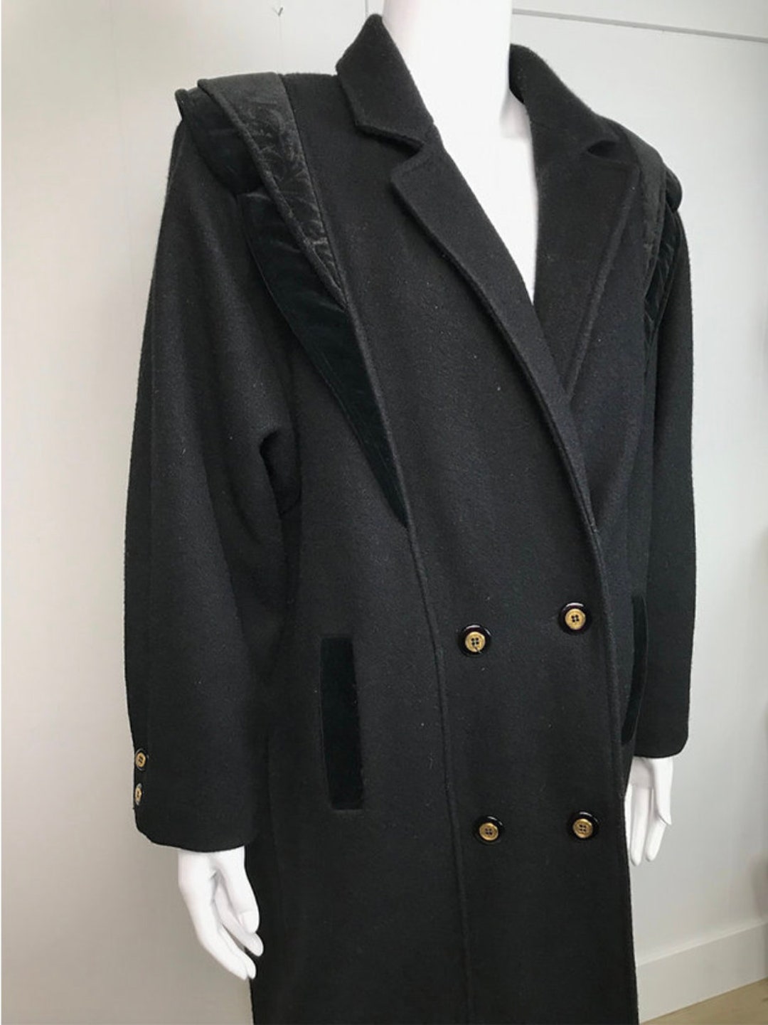 Vintage 'v.i.petites' Wool Coat - Etsy Canada