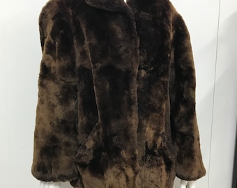 Vintage Faux Fur Waistcoat