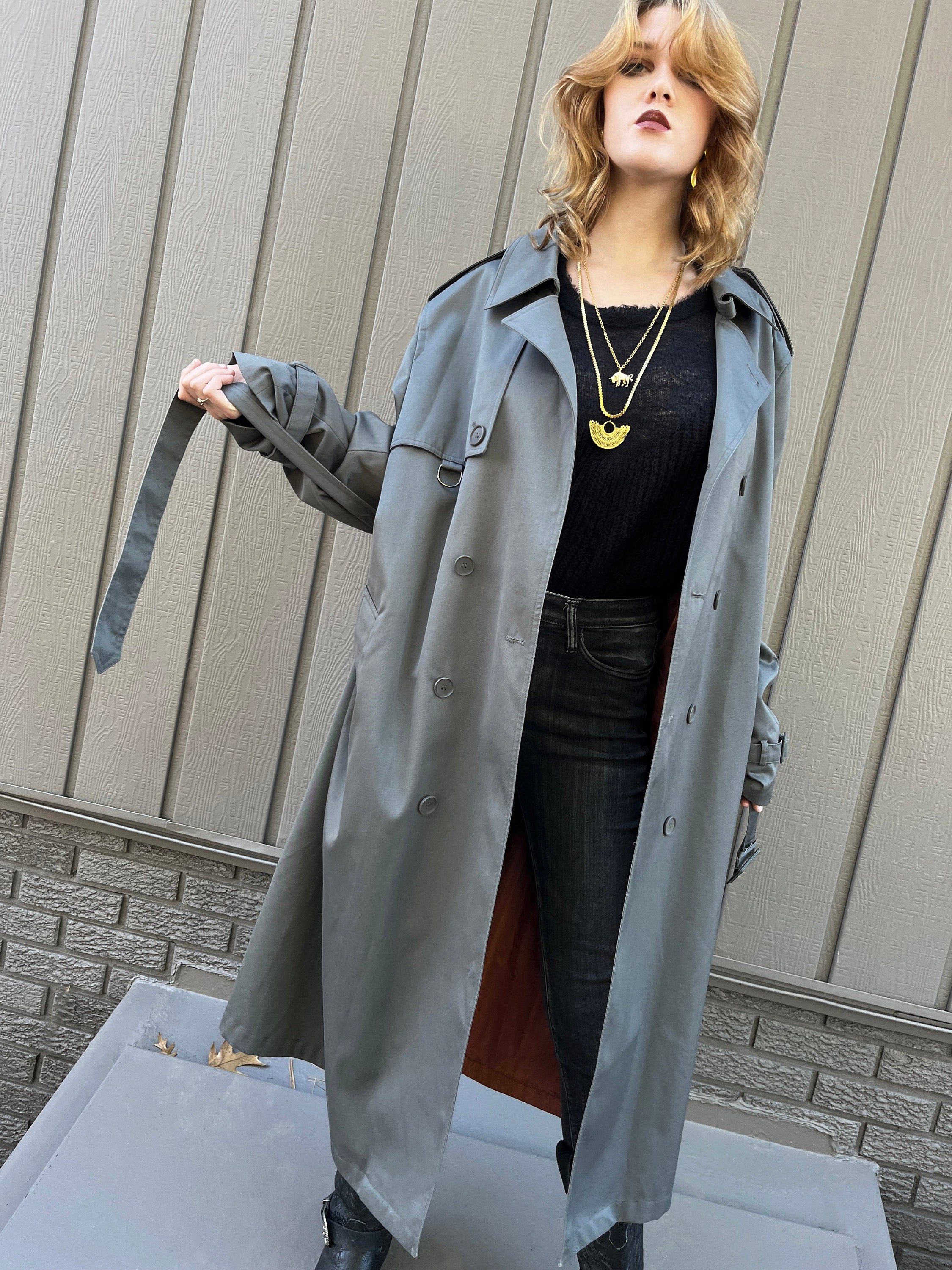 Women's Genuine Leather Long Coat Real Lambskin Stylish