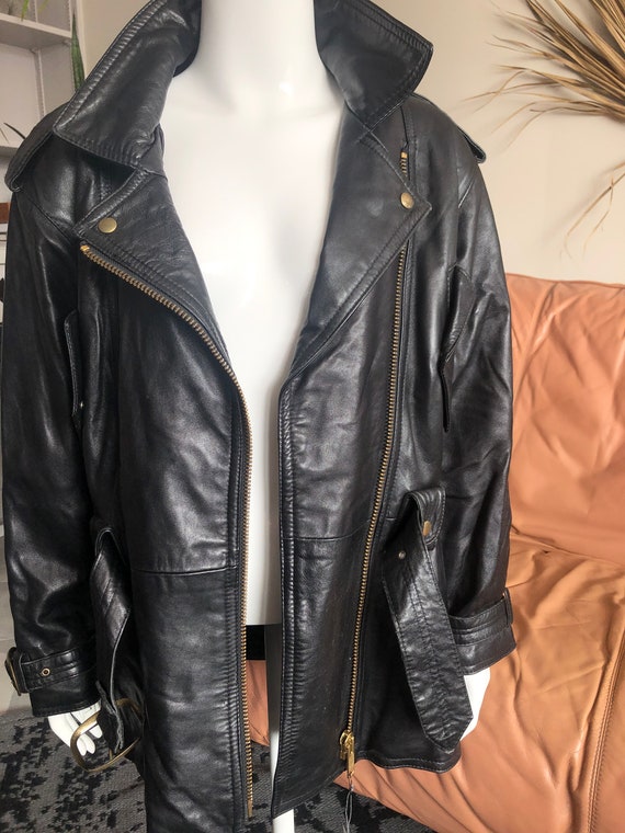 Genuine Leather 'oscar Leopold 'belted 