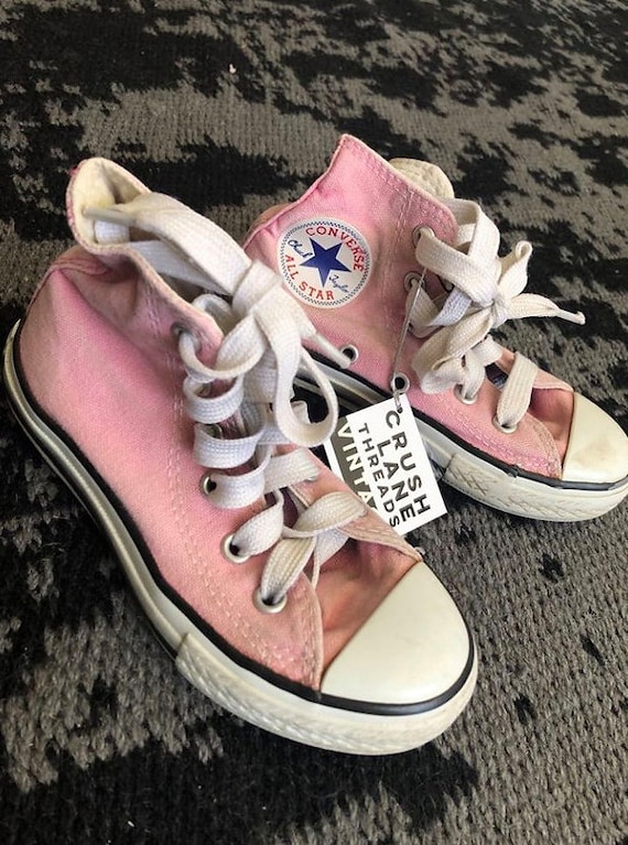 Vintage All Star High Tops Kids Sz 10 1/2 - image 1