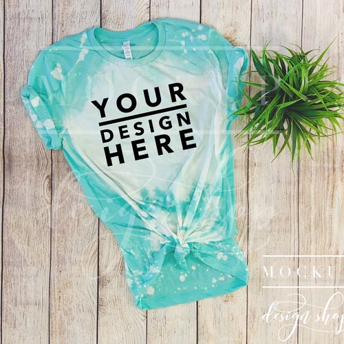 BLEACH MINT Bella Canvas 3001 Mockup 