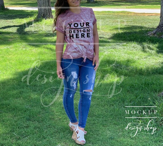 bella canvas bleached shirts