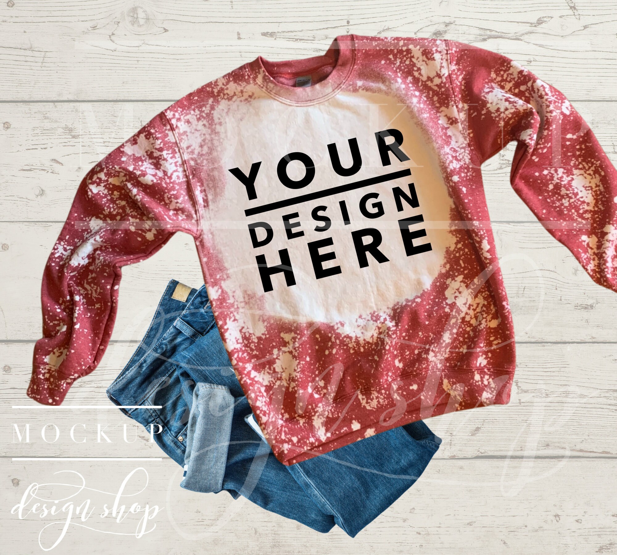 bleached sweatshirt wholesale