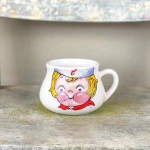 Vintage 1998 Campbell’s Soup Kid Collectible Mug Cup Bowl Houston Harvest Gift