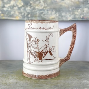 Vintage Tennessee Souvenir Beer Stein Mug Hand-painted souvenir