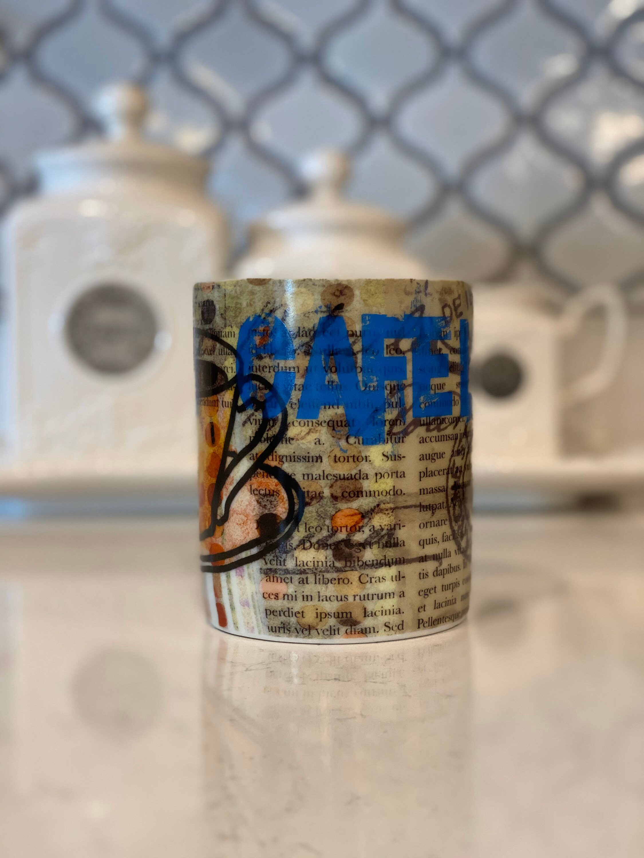 Cafe Latte Ceramic Coffee Mug Cup From Konitz/germany Etsy