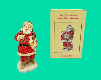 Vintage USA Santa Claus Figurine | International Collection, 1992