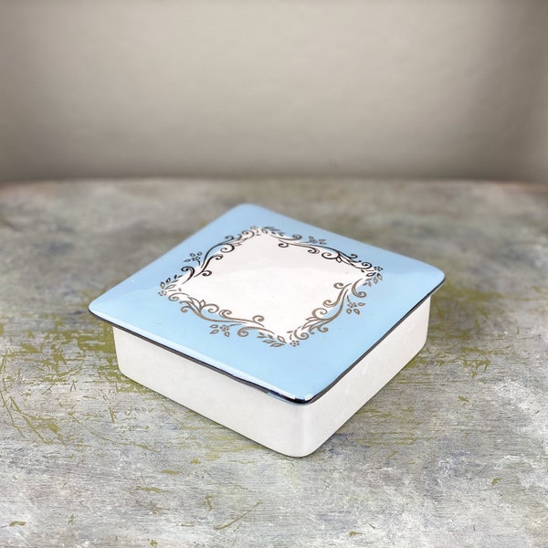Sky Blue Trinket Box Etsy