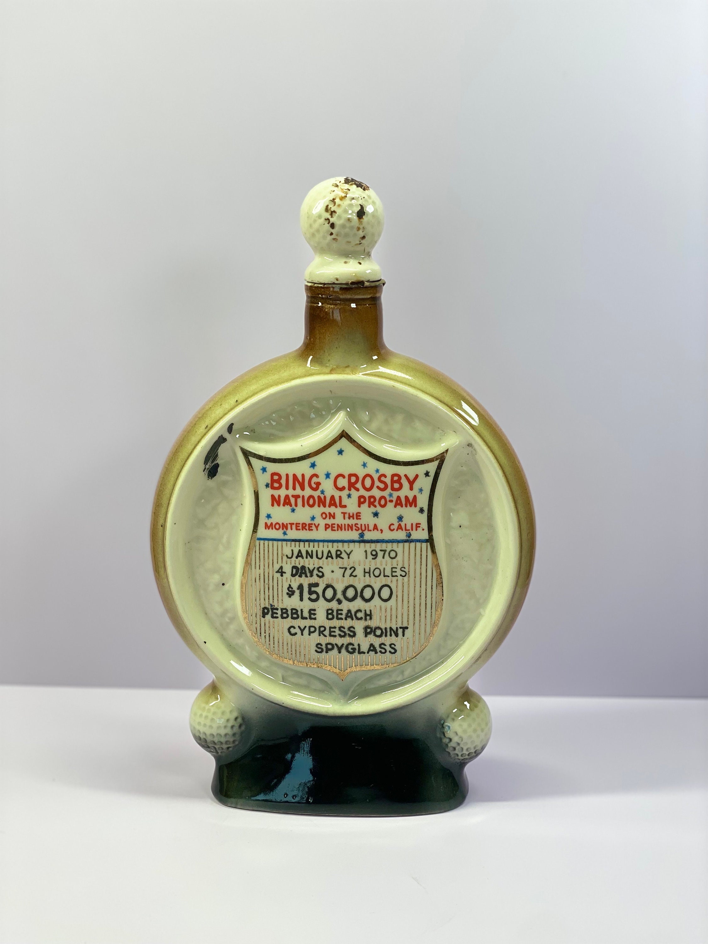 Bing Crosby National Pro-am Jim Beam Golf Ball Kentucky Whiskey