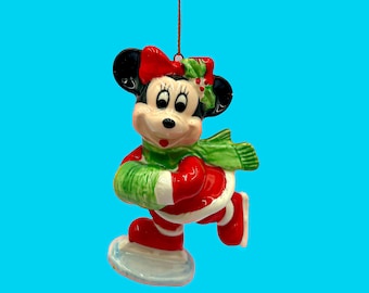 1996 Mr Christmas Mickey's Holiday Skaters - Etsy