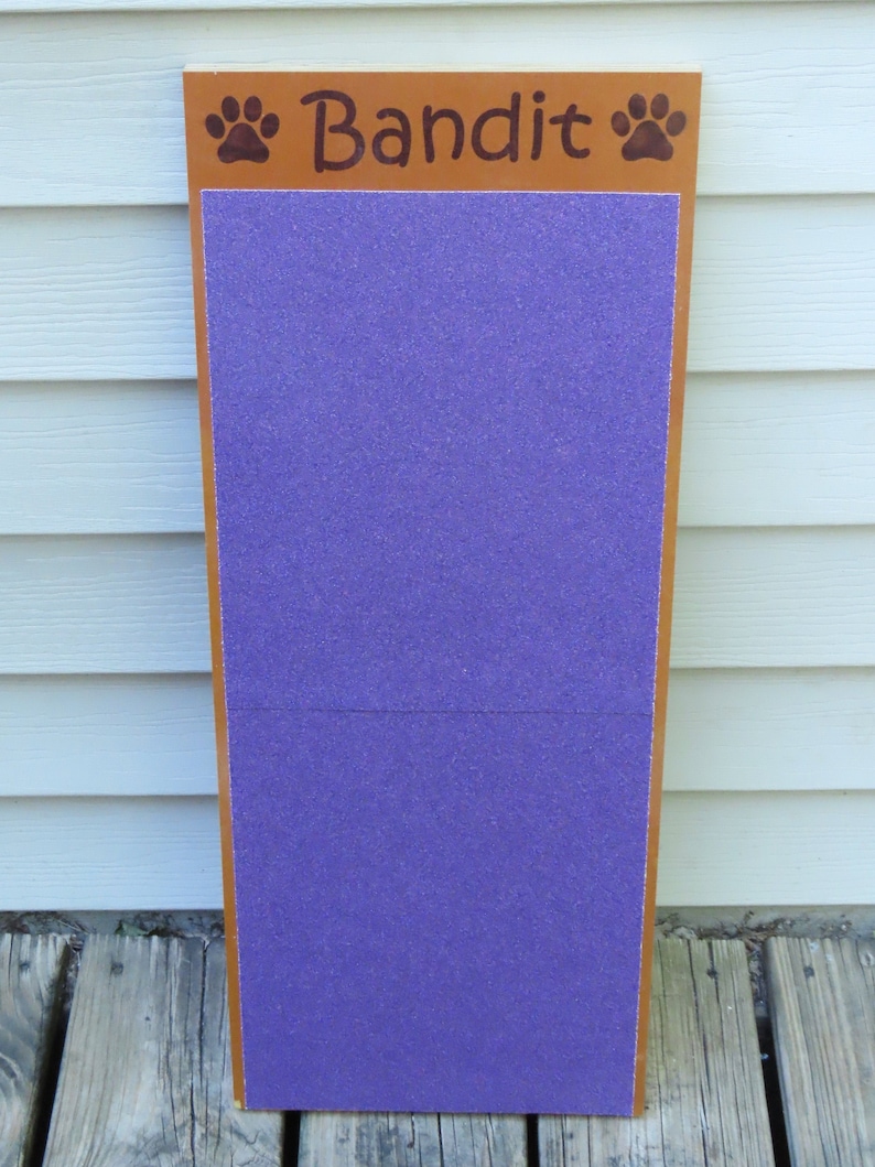 Personalized Scratch Board For Dogs Nail Trimming Pad Dog Etsy