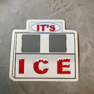 It’s ice