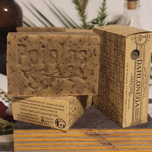 Handmade Coffee Soap, Natural Soap, Creamy Soap, Essential Oil Soap, Homemade Soap, Cold Process Soap, Organic Soap, Soap Gift Christmas