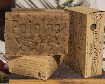 Handmade Coffee Soap, Natural Exfoliating Bar, 5 oz