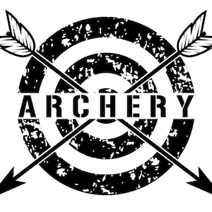 Archery Target SVG Design (Digital Download)