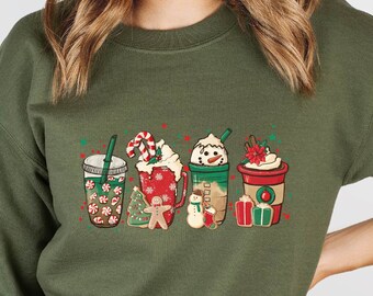 Christmas Coffee Sweatshirt: Festive Holiday Sweater