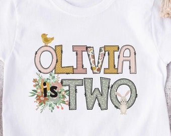 Two Year Old Birthday Shirt - 2 Year Old Birthday Outfit for Girl or Boy