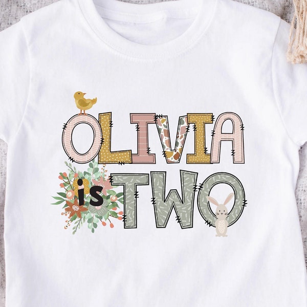 Two Year Old Birthday Shirt - 2 Year Old Birthday Outfit for Girl or Boy