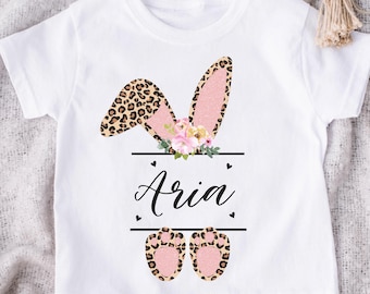 Personalized Easter Shirt Bunny