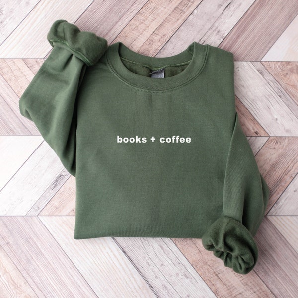 Embroidered Bookish Sweater Books Sweatshirt Book Lover Gift for Christmas