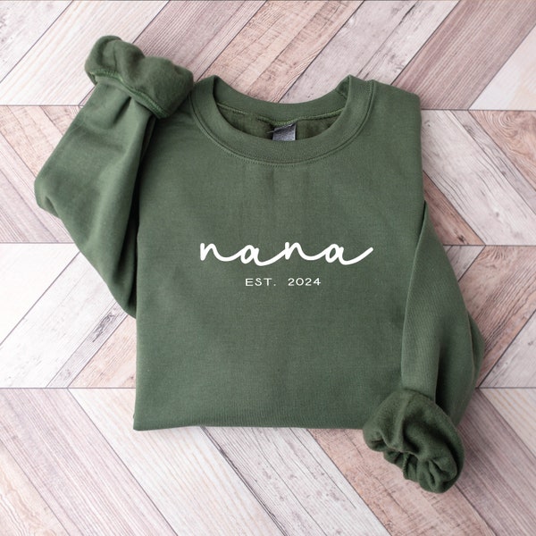 Grandma Sweatshirt | Mothers Day Shirt | Nana Sweater | Grandma Gift | Personalized Nana Shirts | Grammy Shirt | Nana Gift