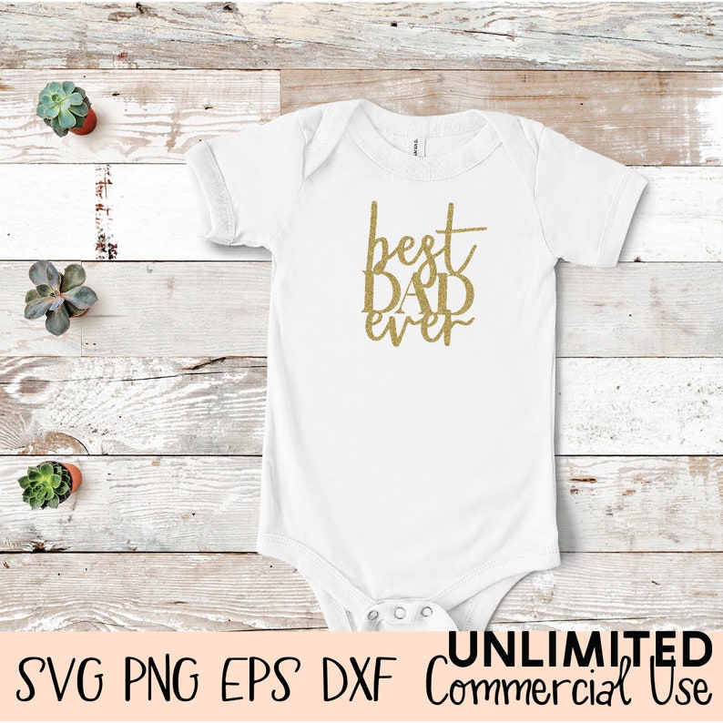 Download Best Dad Ever Cake Topper Svg Happy Father's Day Cake | Etsy