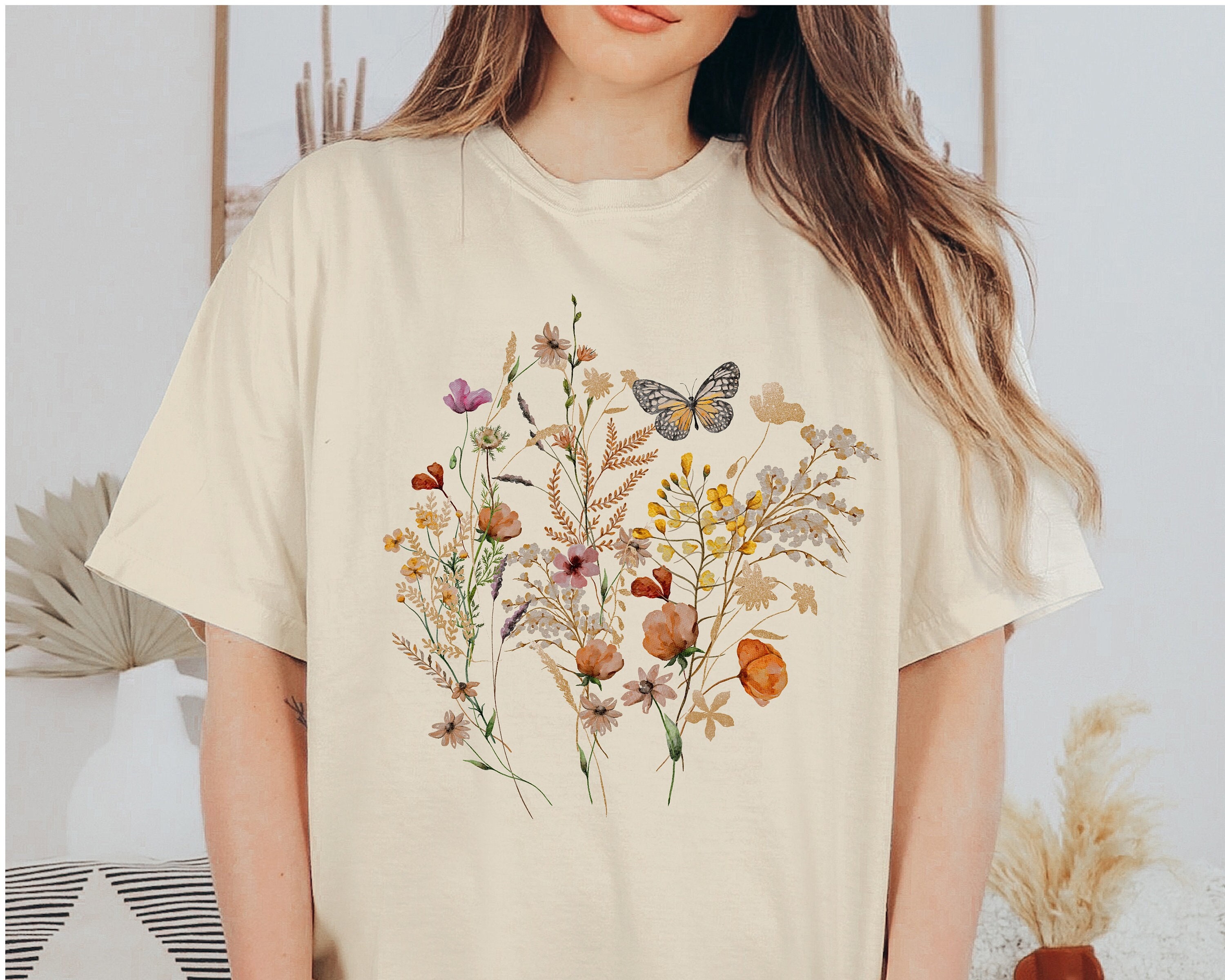 Botanical T Shirt - Etsy Canada