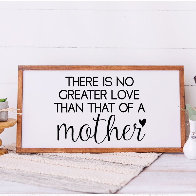Download No greater love Mom Svg Mother's Day Svg DXF PNG Eps | Etsy