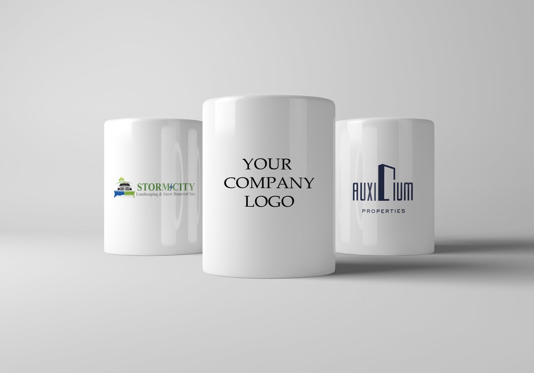 CUSTOM Mugs With Business Logo or Photo Personalized Logo Mug Bulk Custom Logo Coffee Mugs 11 Oz