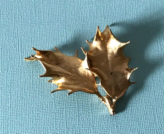 Vintage leaf brooch, gold leaf brooch, leaf pin, gold leaf pin, leaf jewelry, vintage leaf pin, gold leaf pin, gold leaf brooch, leaves