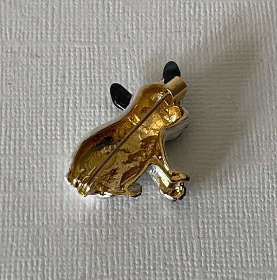 French bulldog brooch, dog jewelry, white dog pin… - image 6