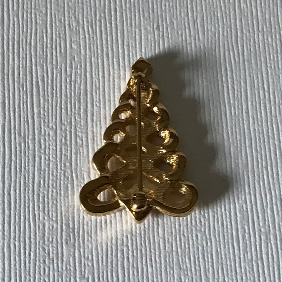 Small vintage Christmas tree pin, Christmas tree … - image 4