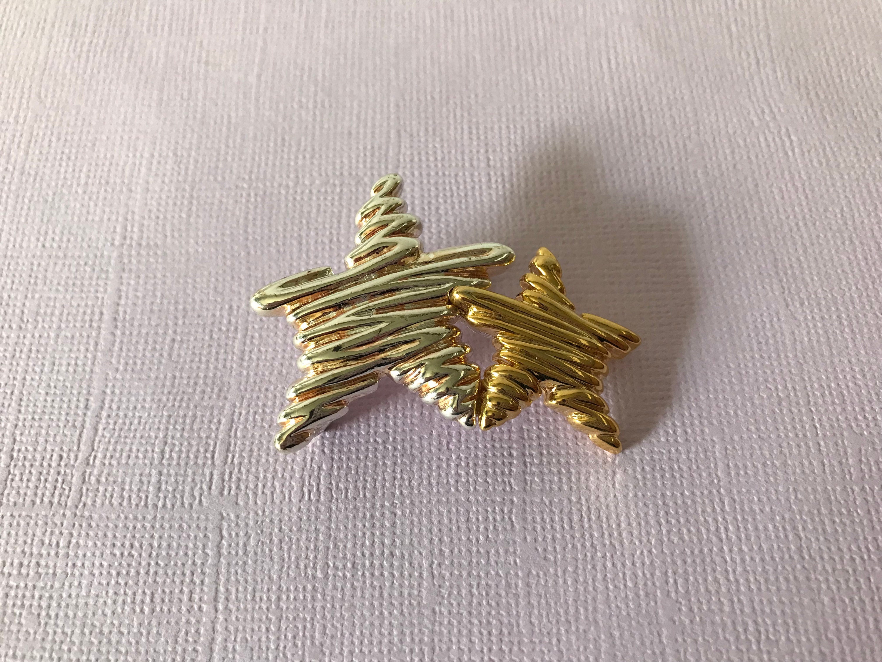 Broche de estrella vintage pin de estrellas fugaces pin Etsy