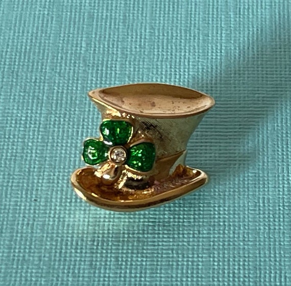 Vintage St Patricks day lapel pin, St Patricks da… - image 1