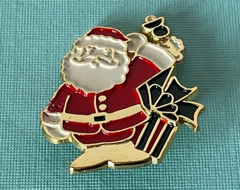 Cartoon Christmas brooch Santa Claus Elk Christmas Tree Snowman