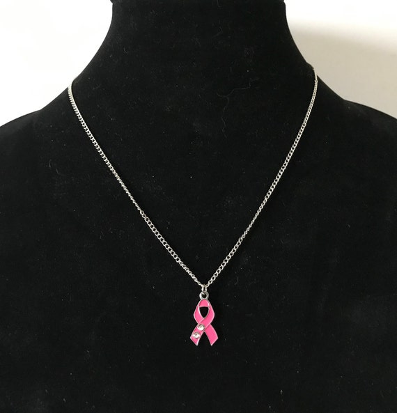 Amazon.com: Dorunmo Breast Cancer Necklace 925 Sterling Silver Breast  Cancer Awareness Jewelry Pink Ribbon Necklaces Fight Beating Charm Heart Pendant  Breast Cancer Survivor Gifts for Women Girl Friend (with : Clothing, Shoes