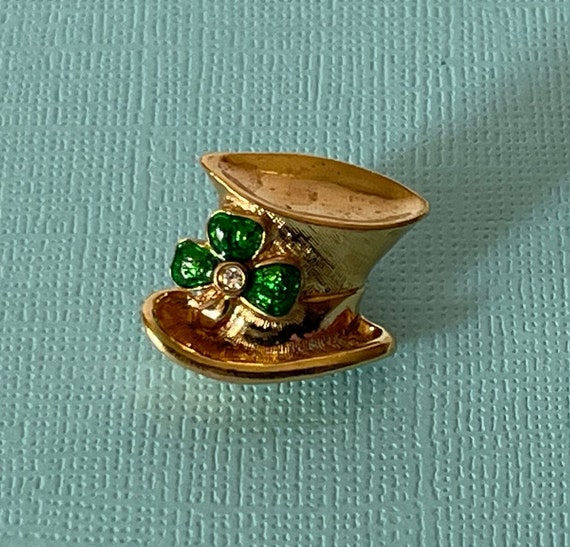 Vintage St Patricks day lapel pin, St Patricks da… - image 3