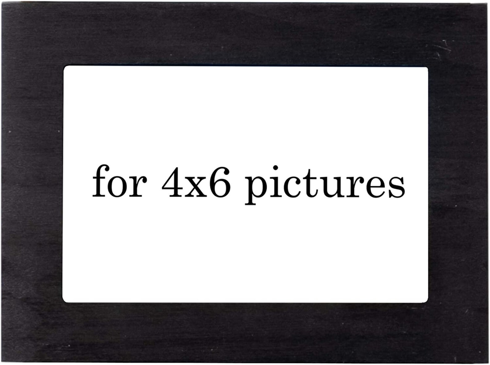 Wood Photo Collage Picture Frame Black Finish Total 8 Opening Etsy