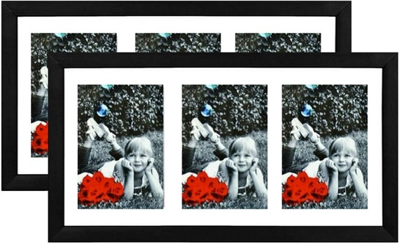 Collage Picture Frames Displays Three 4x6 Photos. High 