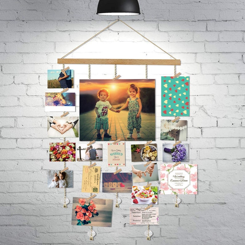 Hanging Photo Display DIY Picture Photo Frame Collage Set Etsy