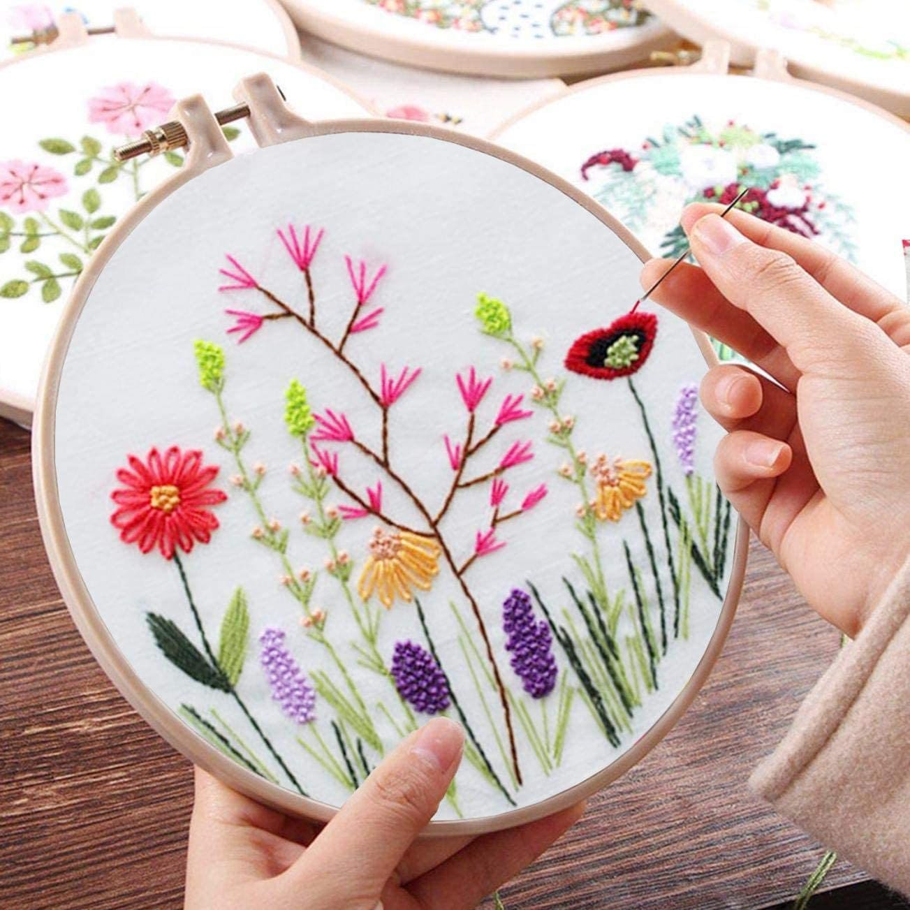 Embroidery Kit for Beginners Cross Stitch Kit 3 Pack Adults Etsy UK