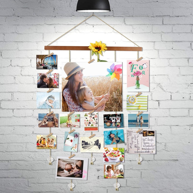 Hanging Photo Display DIY Picture Photo Frame Collage Set Etsy